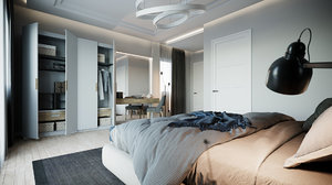 3D bedroom interior