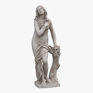 3D statue mary magdalene