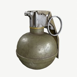 3D model m67 grenade