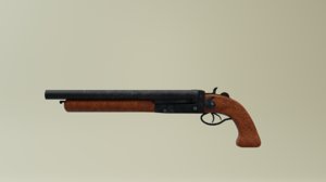 m1873 shotgun 3D