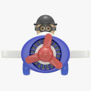 airplane toy 3D model