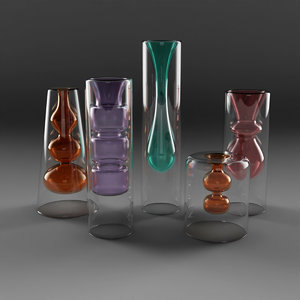 yves coloured glass 3D model