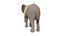 stylized elephant 3D model