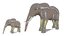 stylized elephants pack 3D model