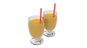 juice glass 3D model