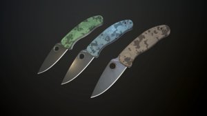 games clasp knives 3D model