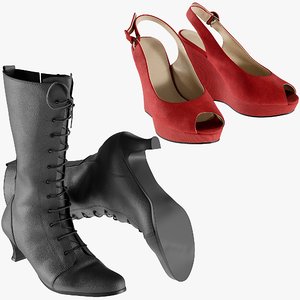 3D realistic heels 21 shoes