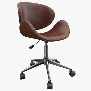 3D model realistic office chair