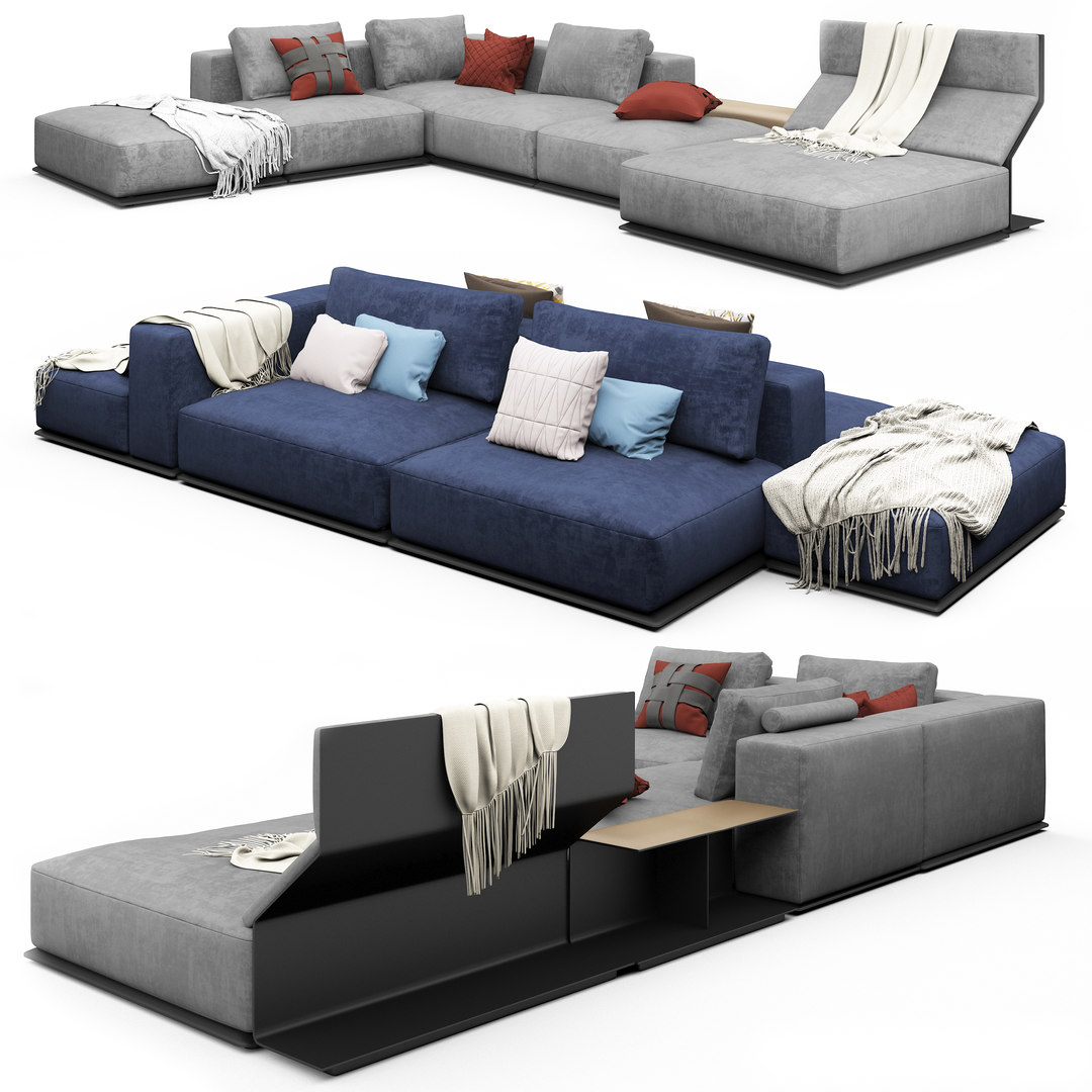 Poliform westside sofa 3D model - TurboSquid 1645848