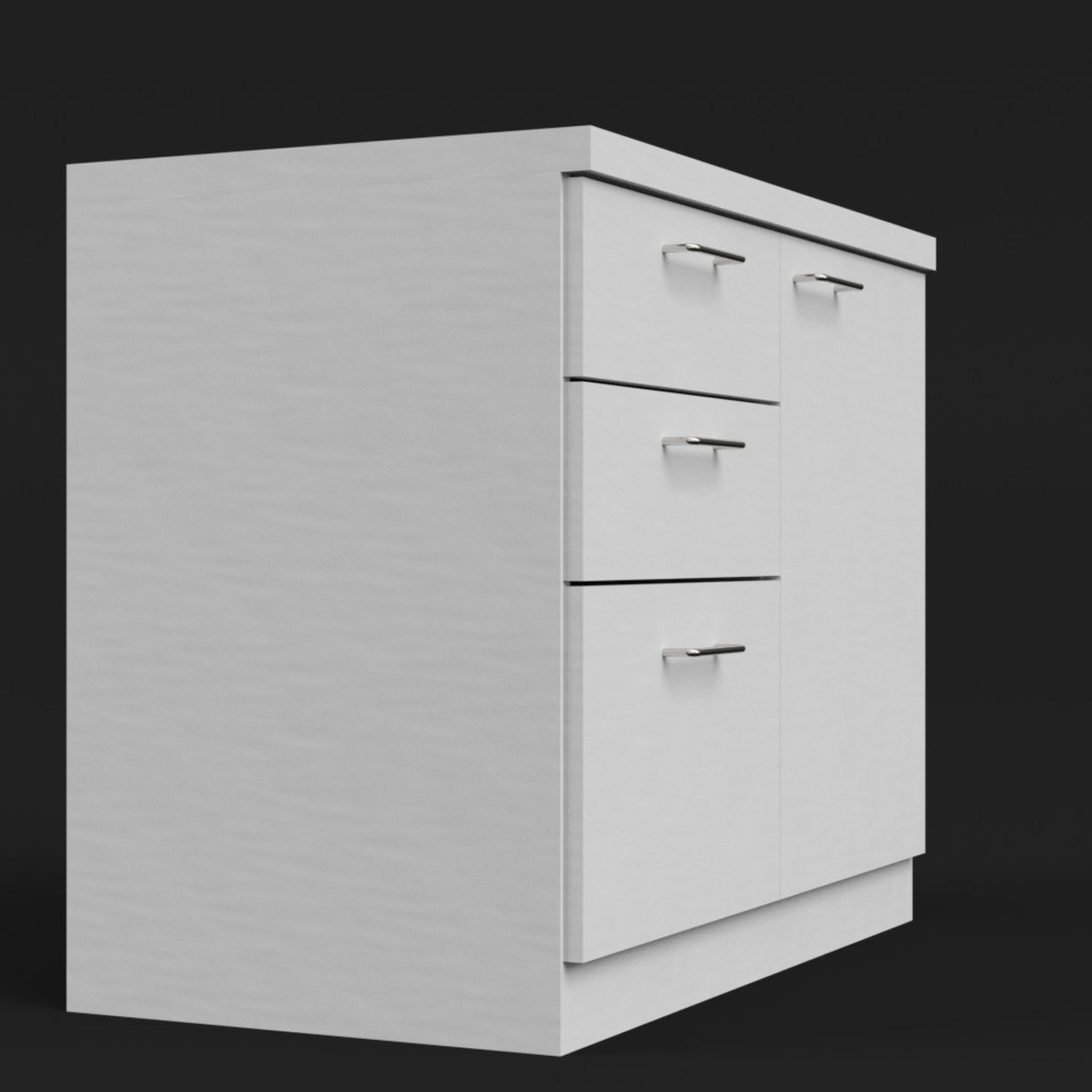 3d office chest drawers 1 model