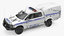 3D model police paddy wagon dodge ram