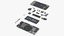 iphone 11 fully disassembled 3D