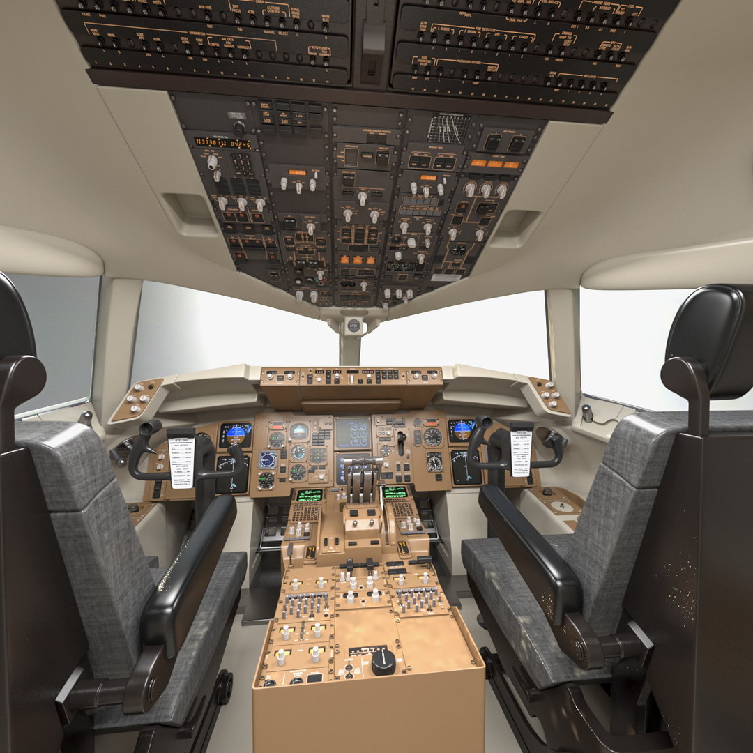 Boeing 757 200 Cockpit 3D-Modell - TurboSquid 1646580