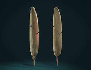 3D feather