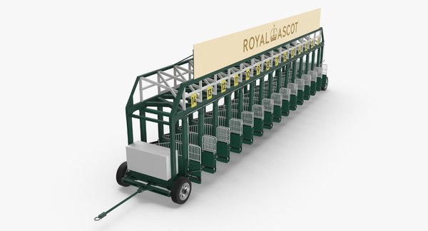 Horse Racing Starting Gates 3d Model Turbosquid