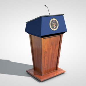 podium 3D model