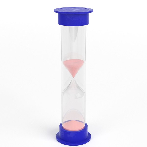 Sand timer hourglass toy 3D 