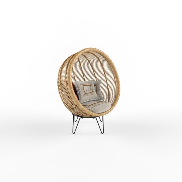 Round Rattan Armchair Off 54, Round Wicker Chair