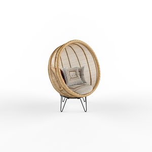 Egg Chair 3d Models For Download Turbosquid