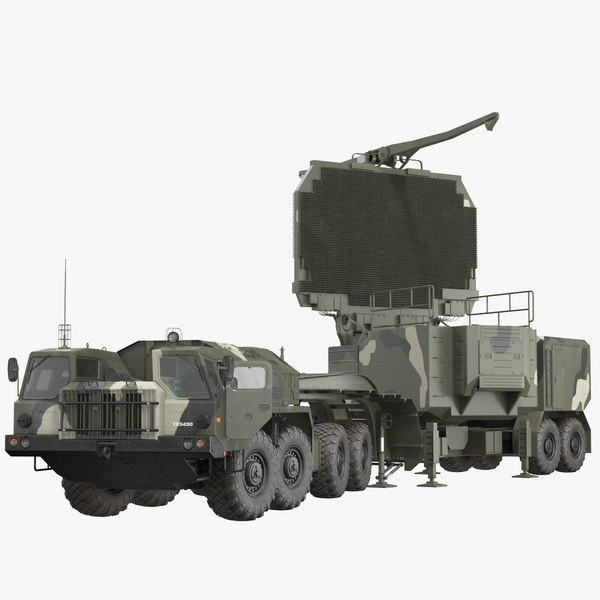 MAZ 74106 with 64N6 Big Bird Radar Camouflaged Rigged3D模型 - TurboSquid ...