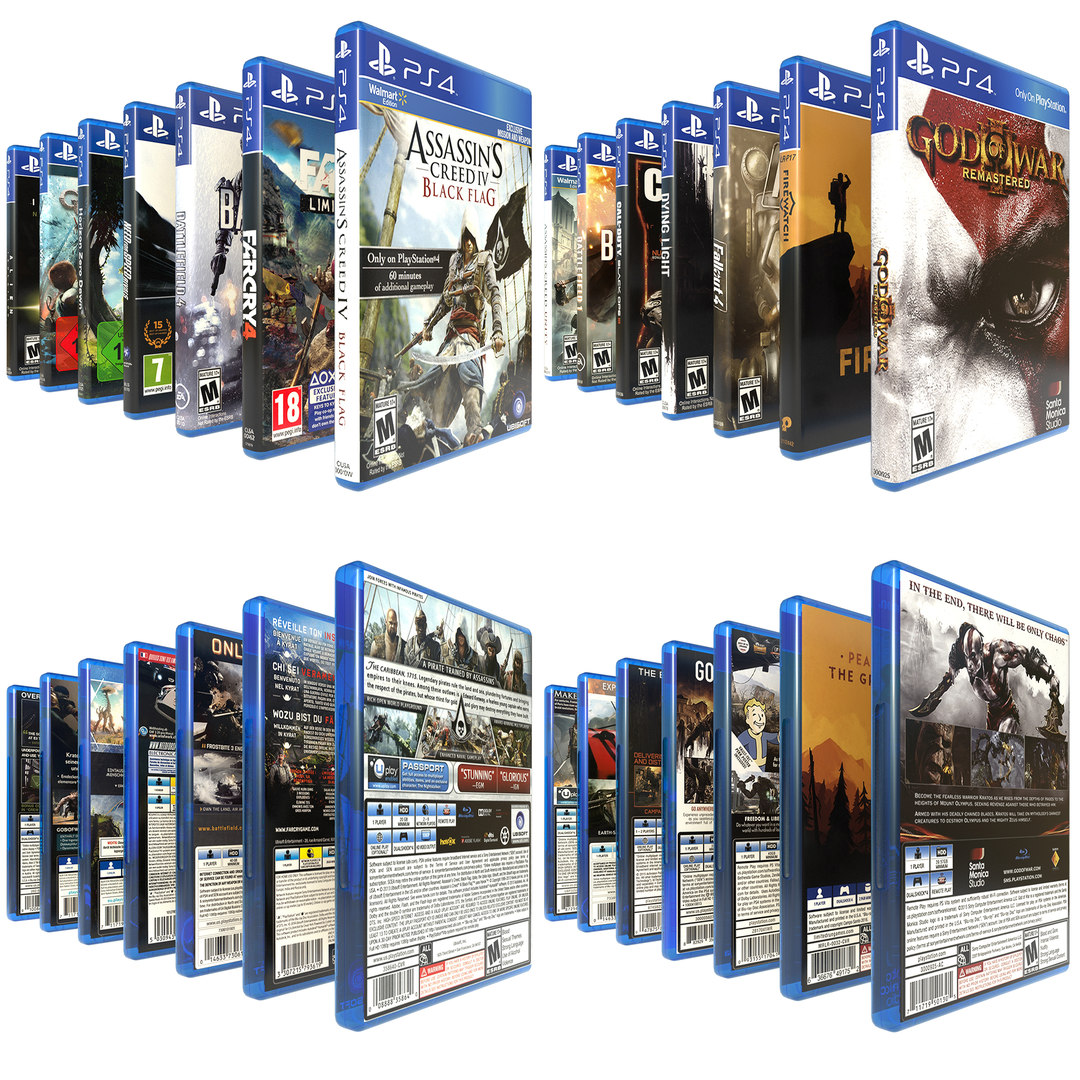 Ps4 games 14 3D - TurboSquid 1648095