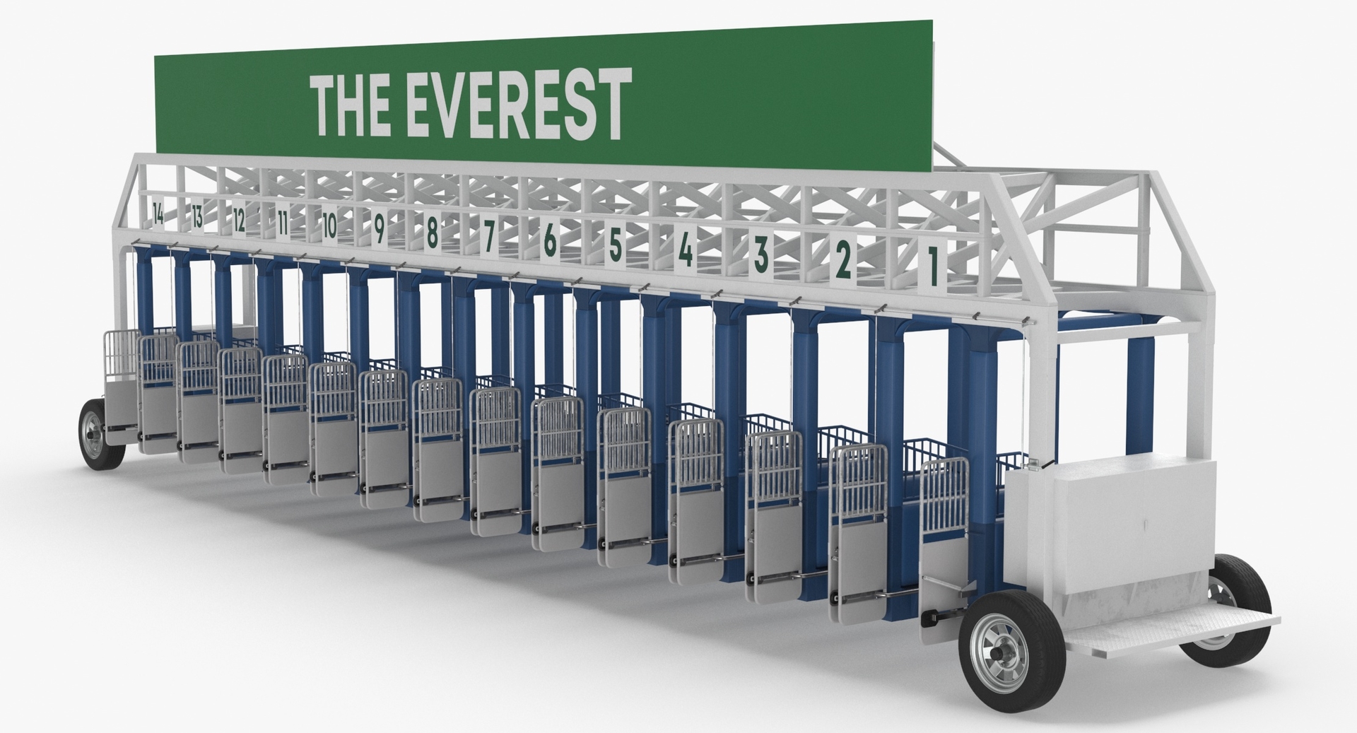 3D horse racing starting gates - TurboSquid 1647649