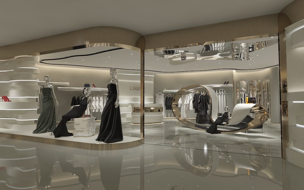 Clothing store 3D model TurboSquid 1648508