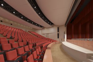 hall conference 3D model