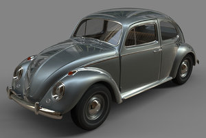 3D volkswagen beetle
