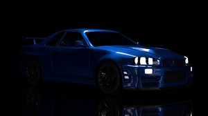 3D nissan model