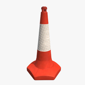 traffic cone 3D model