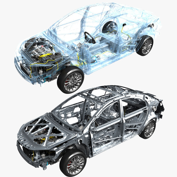 Download 3d Electric Car Chassis Model Turbosquid 1649546