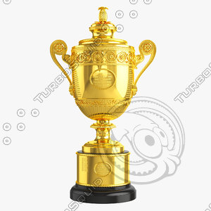 3D wimbledon trophy