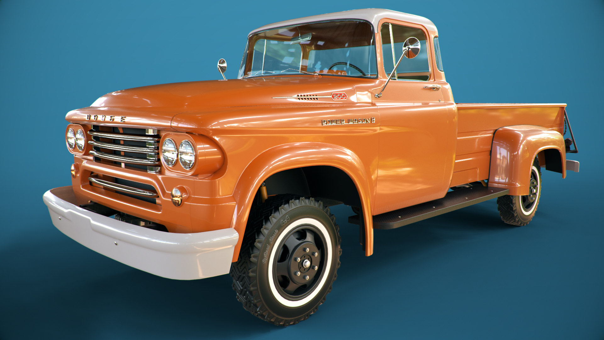 3D dodge power wagon model - TurboSquid 1646778