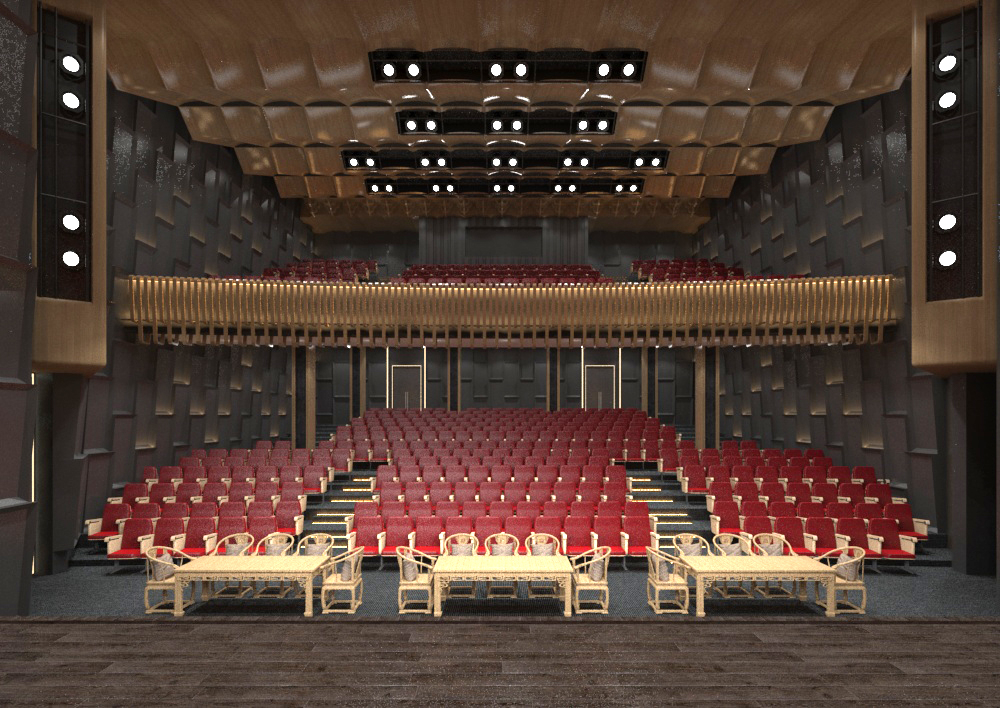 3D chinese theatre projection shadow TurboSquid 1650130