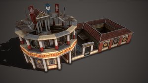 ancient arena 3D model