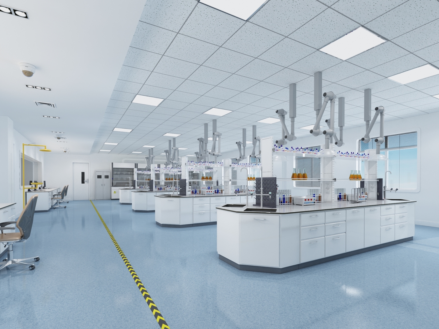 Laboratory equipment ventilation chemical model TurboSquid 1650825