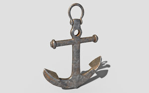 3D old anchor