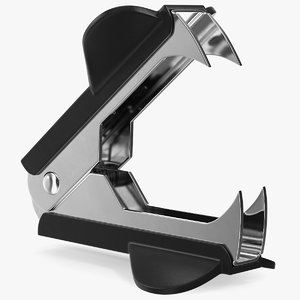 claw staple remover 3D model