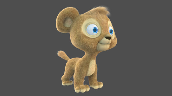 Modele 3d De Dessin Anime Bebe Lion Turbosquid Modele 3d De Dessin Anime Bebe Lion Turbosquid