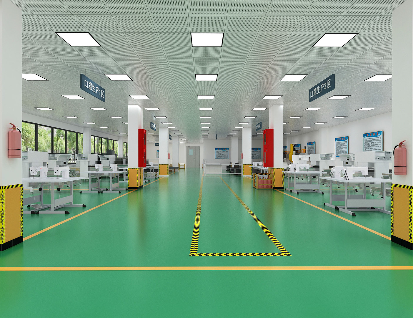 production assembly line 3D model TurboSquid 1651732