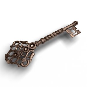 3D old key