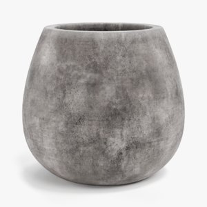 3D concrete flower pot 1