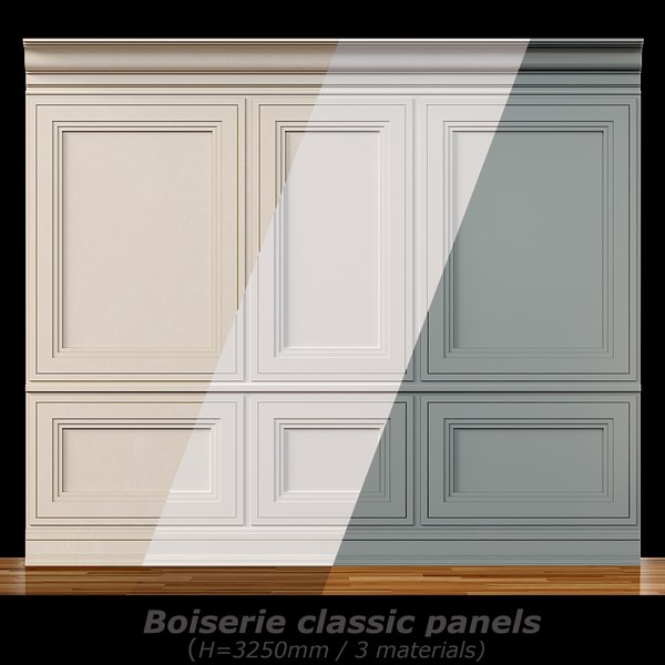 3d Wall Molding 13 Boiserie Turbosquid 1652568 3d Wall Molding 13 Boiserie, Western Idaho Cabinets Boiseries