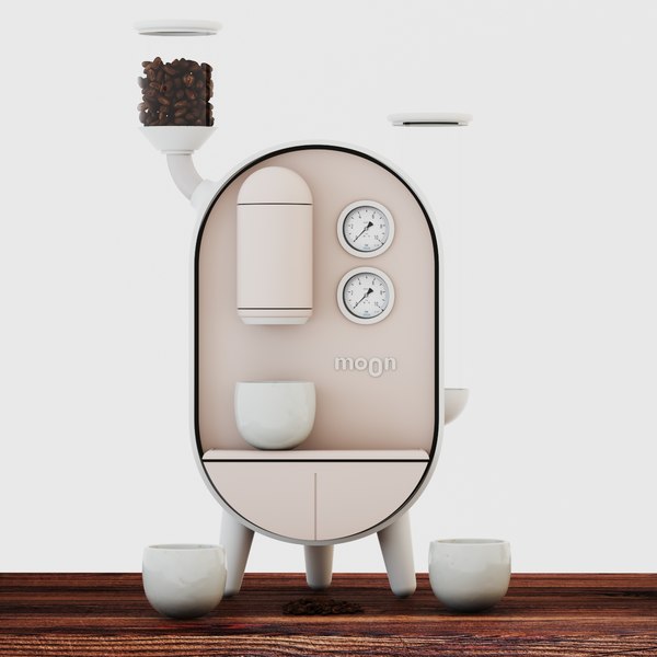 3D moon coffee maker cm - TurboSquid 