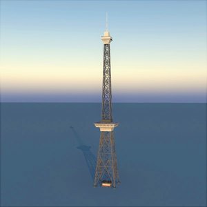 berlin tv tower 3D