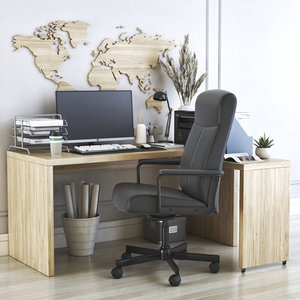 3D model office desk chair