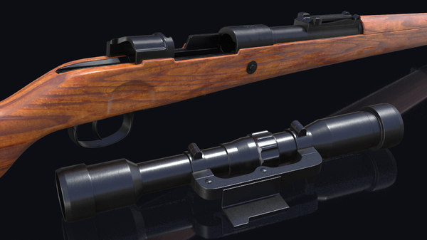 Mauser Kar98k Bolt Action 3d Model Turbosquid 1653255