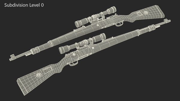 Mauser Kar98k Bolt Action 3d Model Turbosquid 1653255