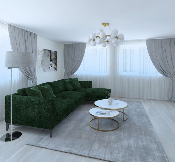 living room 3D model